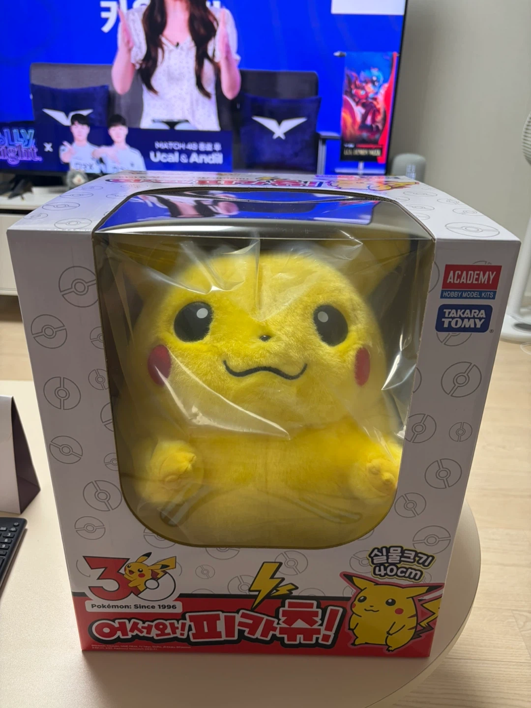 포켓몬 30주년 피카츄 인형 40cm