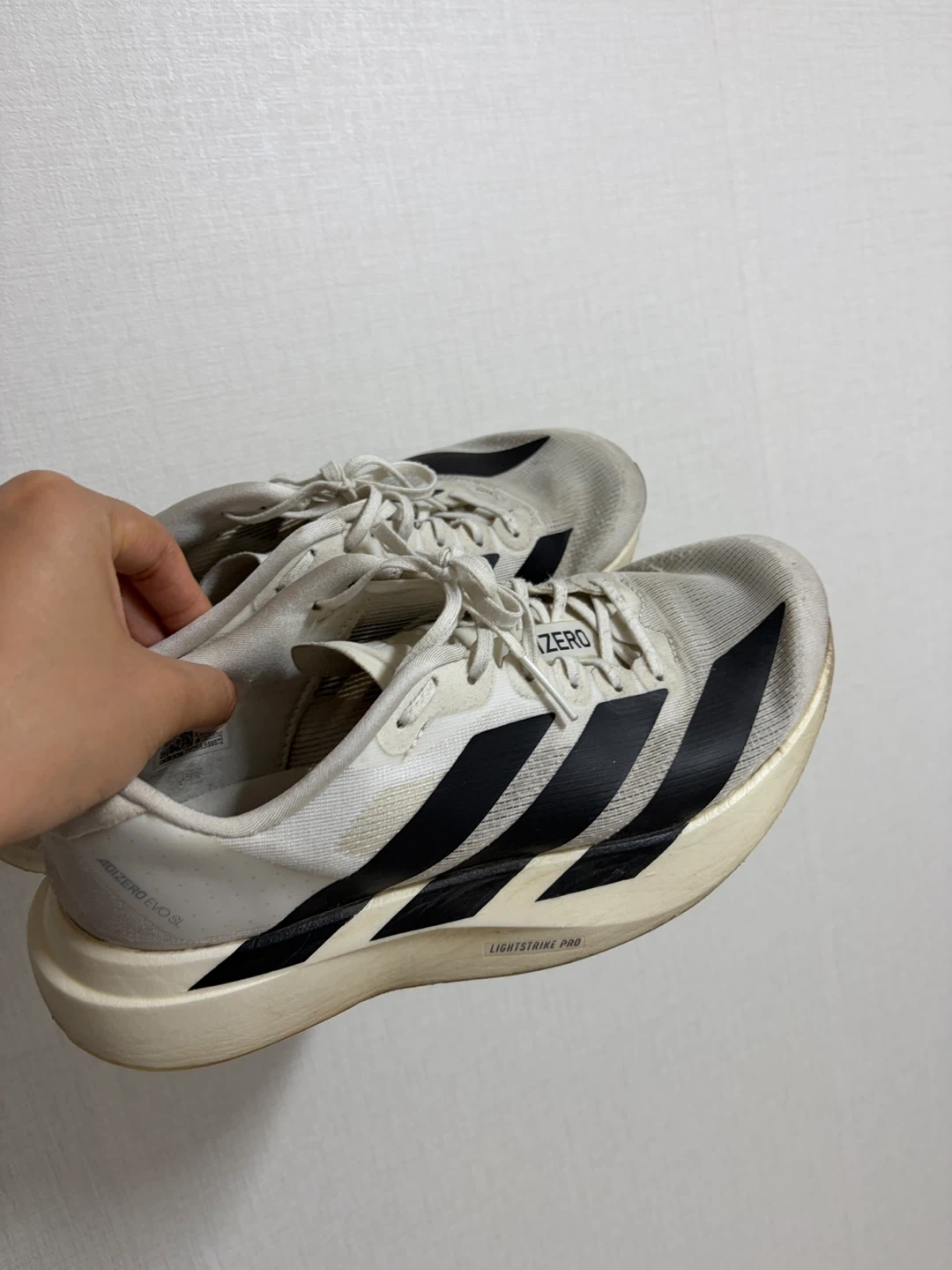 아디다스 EVO SL 260 ~ 265 화이트