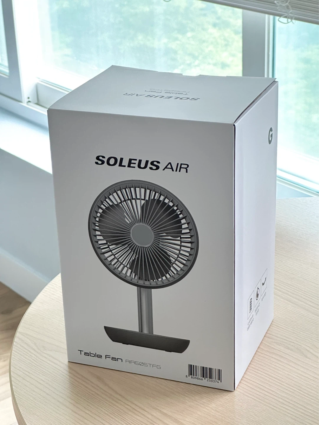 솔러스 테이블 선풍기 air605tfg 미개봉