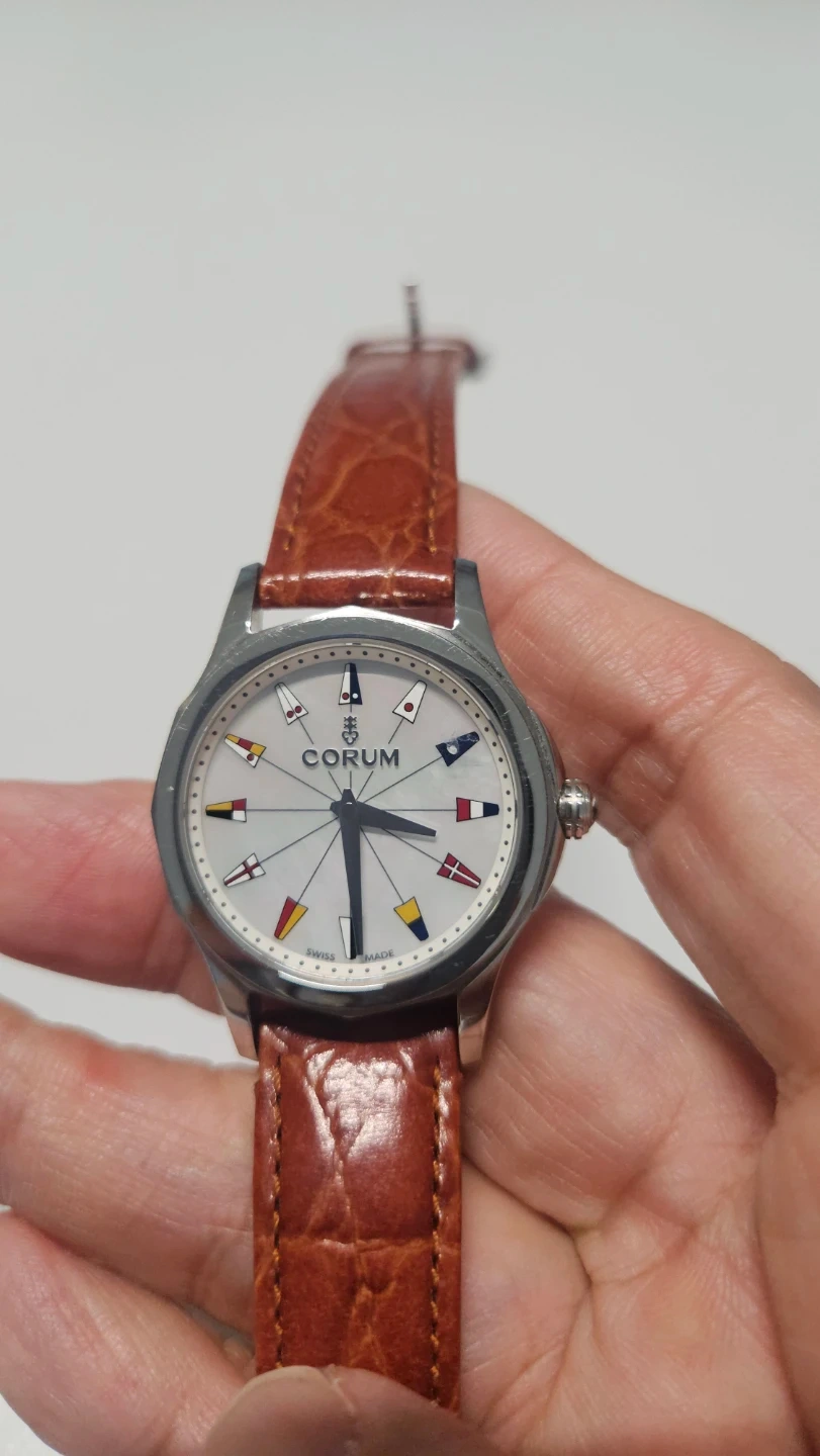 CORUM 어드미럴스컵 레전드 32 풀세트 (정품/보증서/여분스트랩 2개)