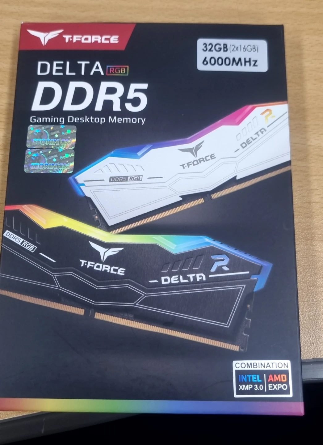 팀그룹 T-FORCE DDR5 32GB 6000MHz RGB 램