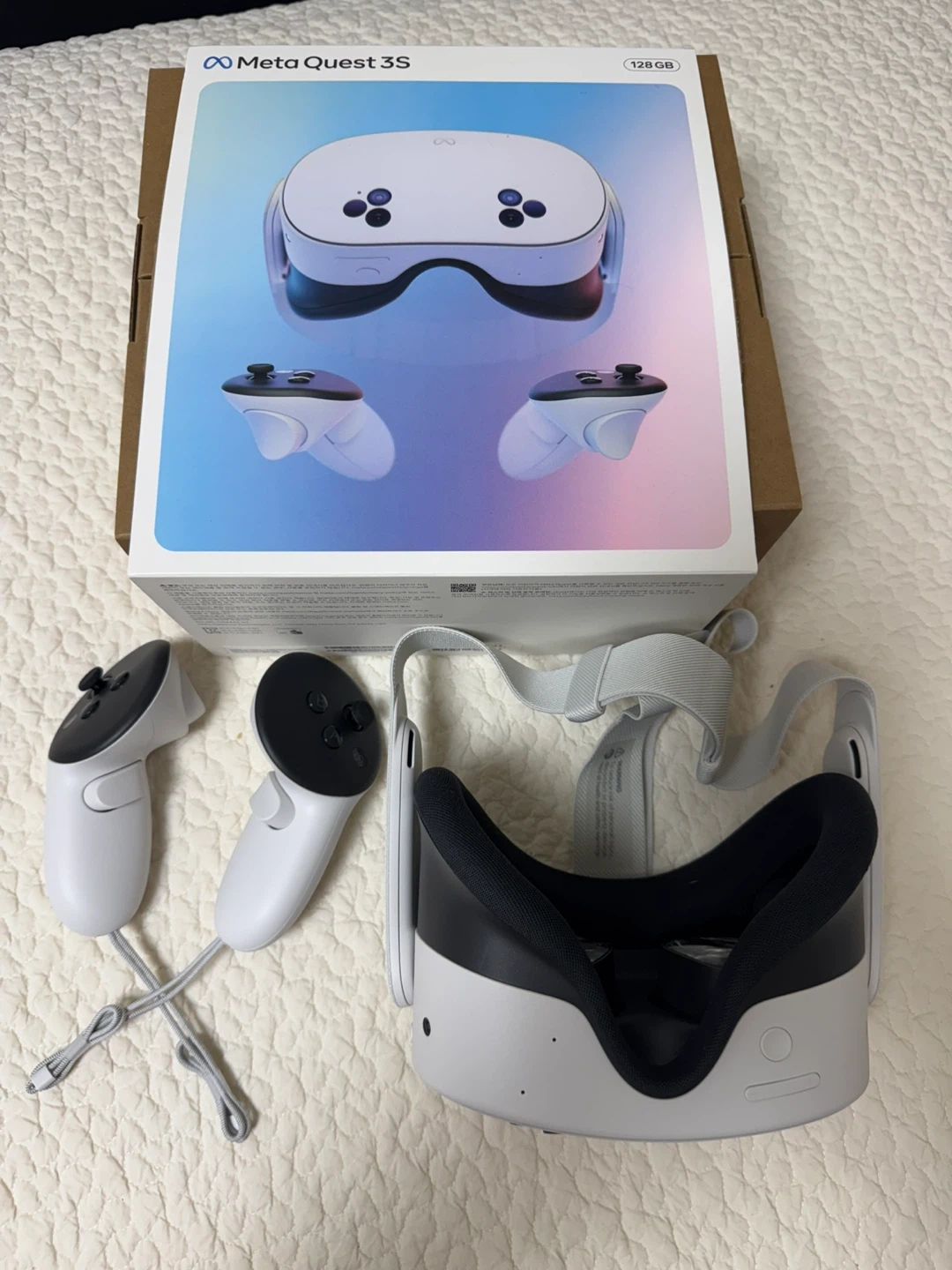 메타 퀘스트3S 128GB 화이트 VR 헤드셋