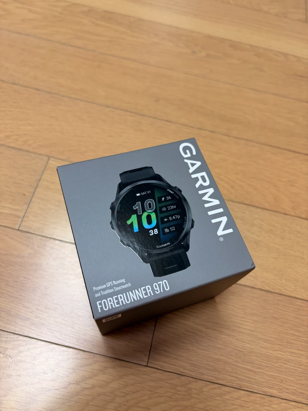 가민 포러너 970 GPS 블랙 미개봉 새상품 팝니다.