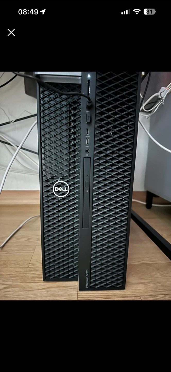 DELL 프리시전 5820T w-2133 P400