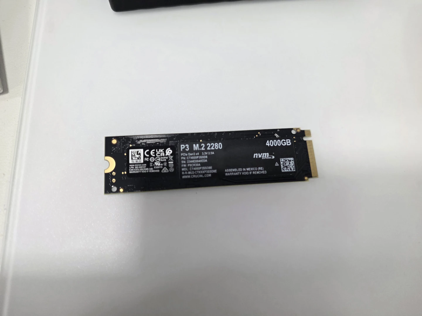 Crucial P3 M.2 NVMe 4TB SSD | 디지털기기 | 당근 중고거래