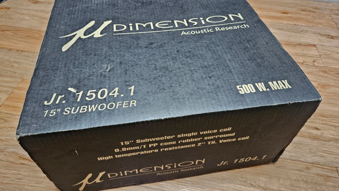 µ-Dimension Jr. 1504.1 15인치 서브우퍼 스피커