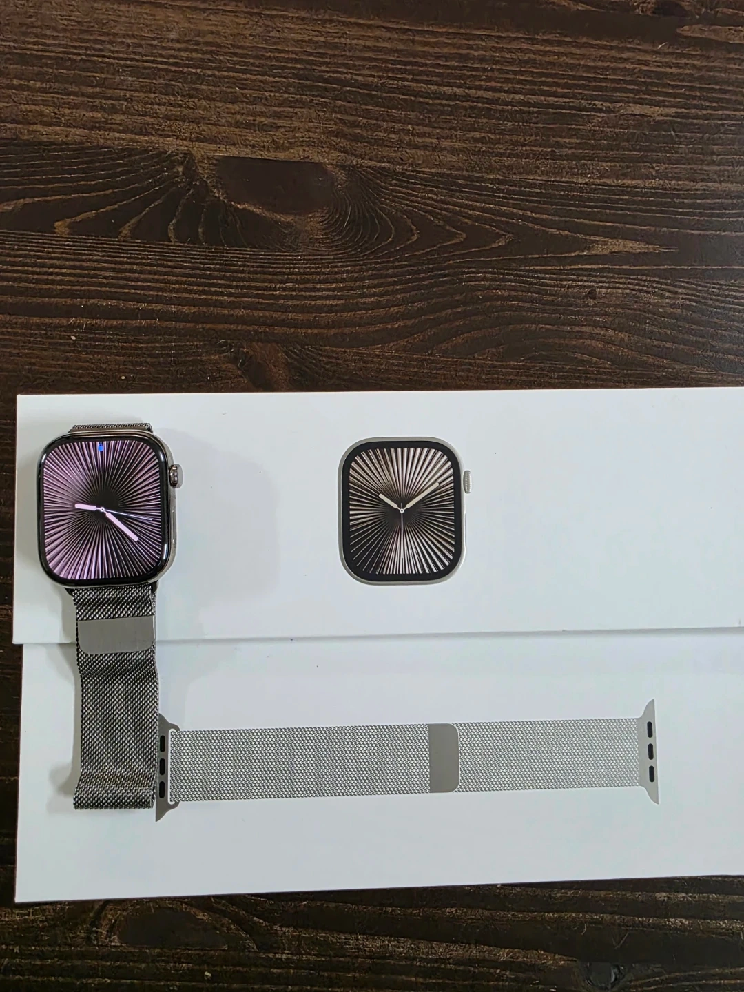 애플워치10 GPS+Cellular 46mm 내추럴 티타늄