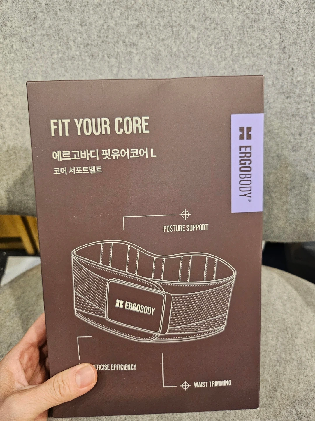 에르고바디 핏유어코어 L 코어 서포트 벨트 복대