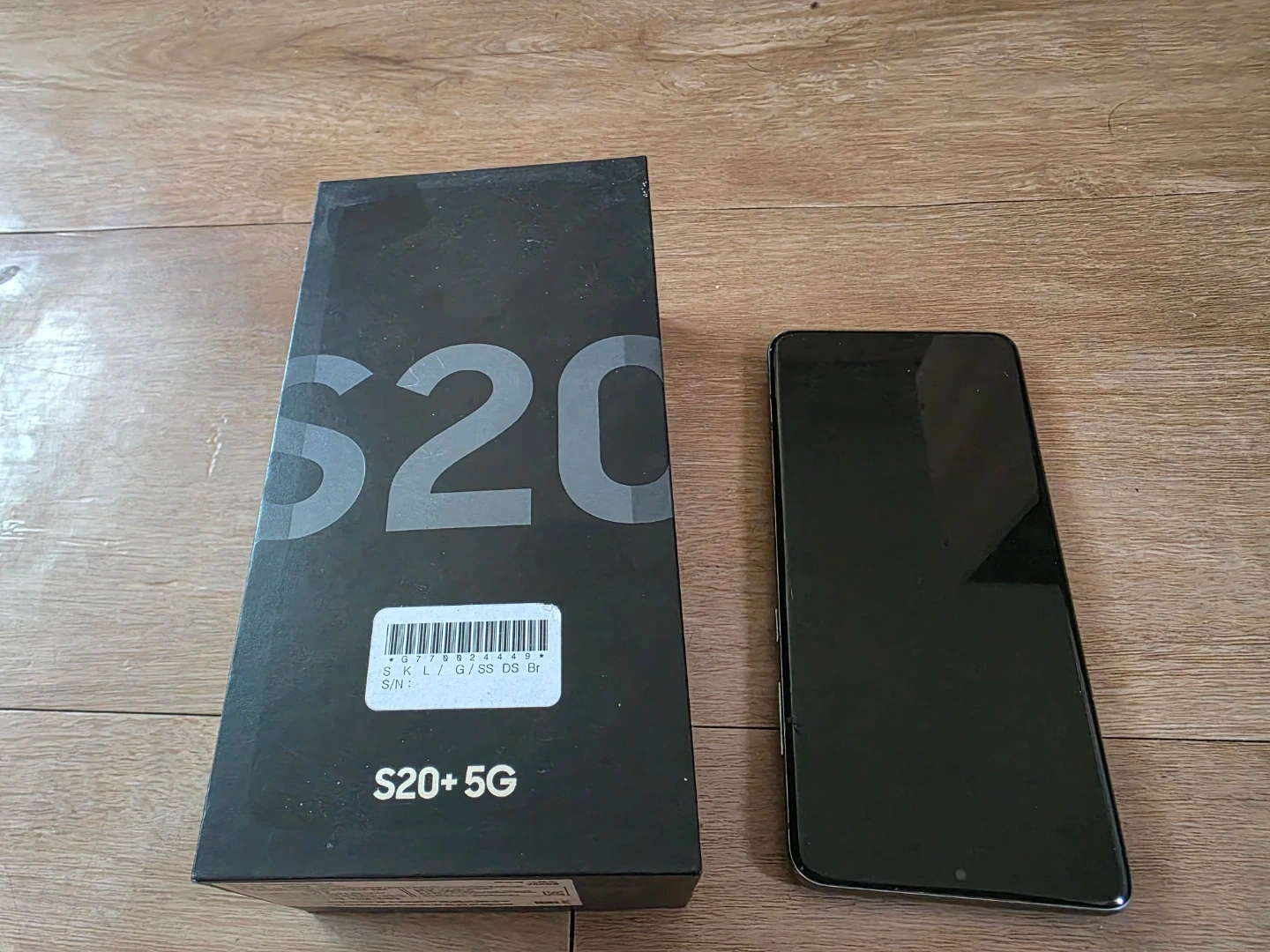 갤럭시 S20+ 5G 블랙 풀박스 256