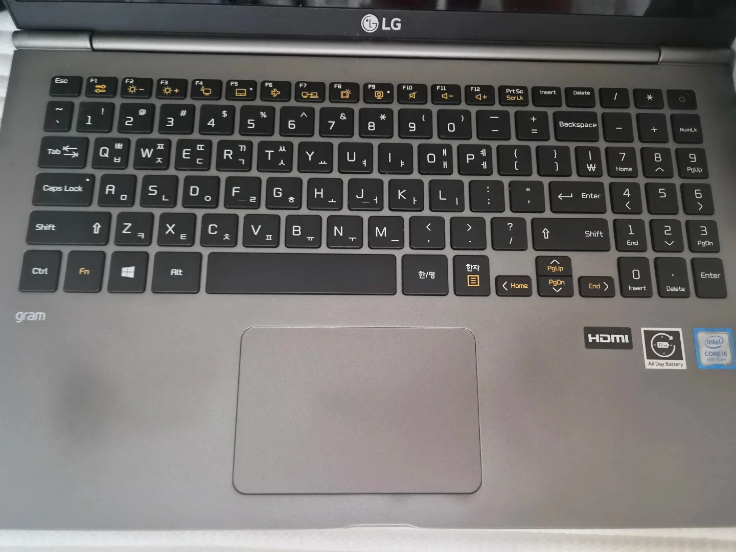 LG 그램 노트북 (i5, 15인치)