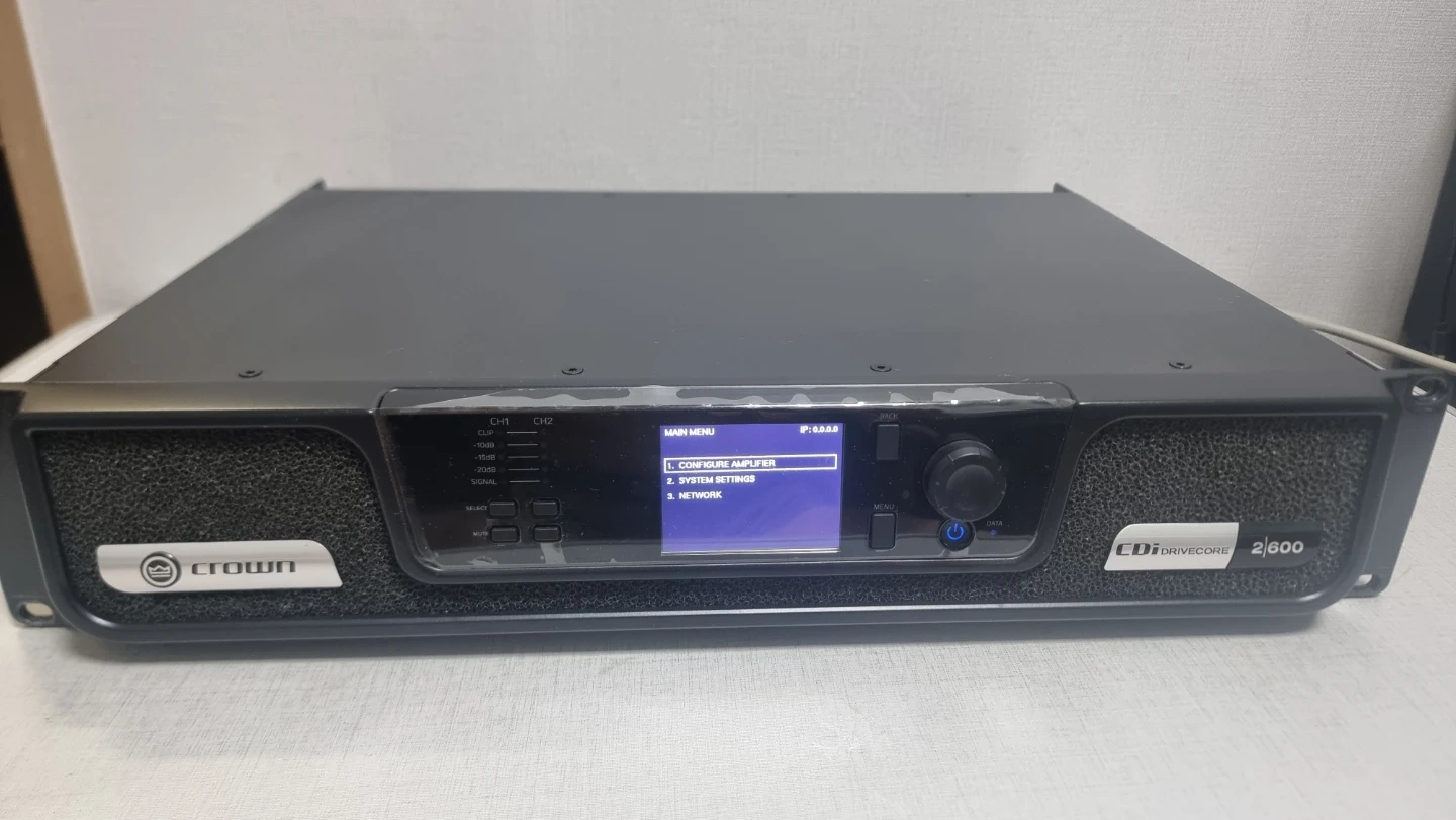 크라운 CDI DriveCore 2600 파워 앰프