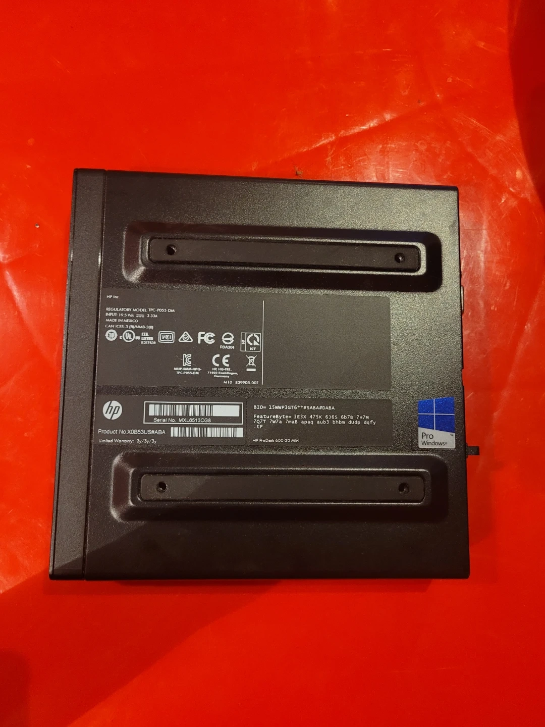 고사양 HP ProDesk 600 G2 미니 PC 사무용 홈 오피스 본체