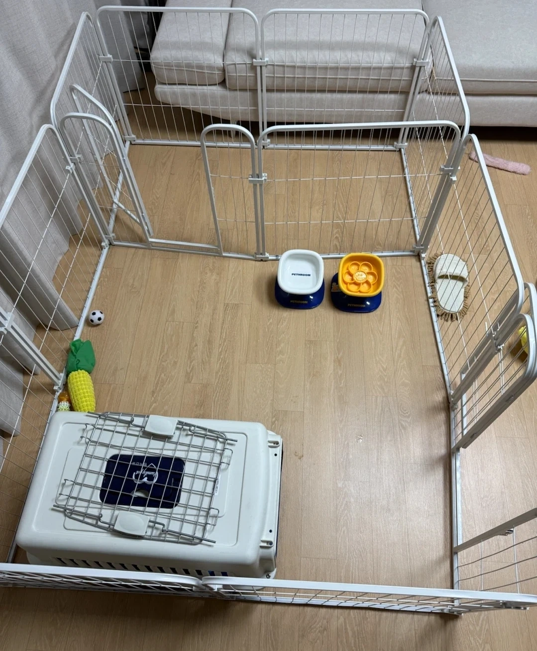 강아지 반려견 펜스 울타리