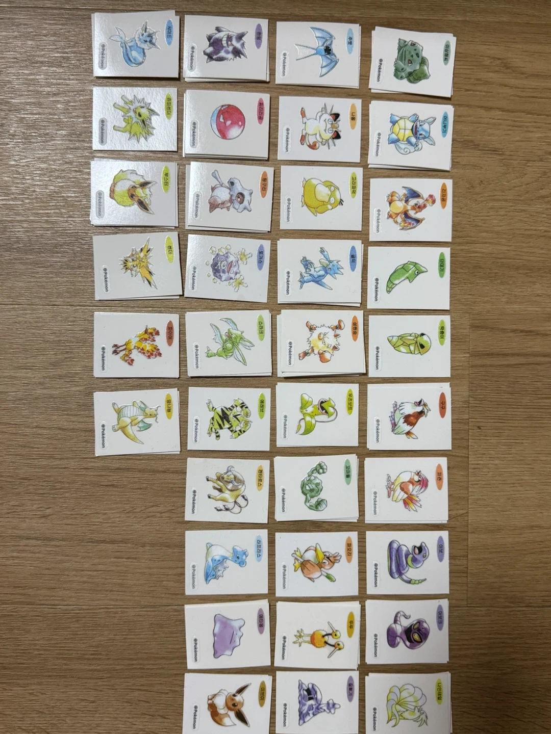 포켓몬스터 30주년 아트워크 띠부띠부씰