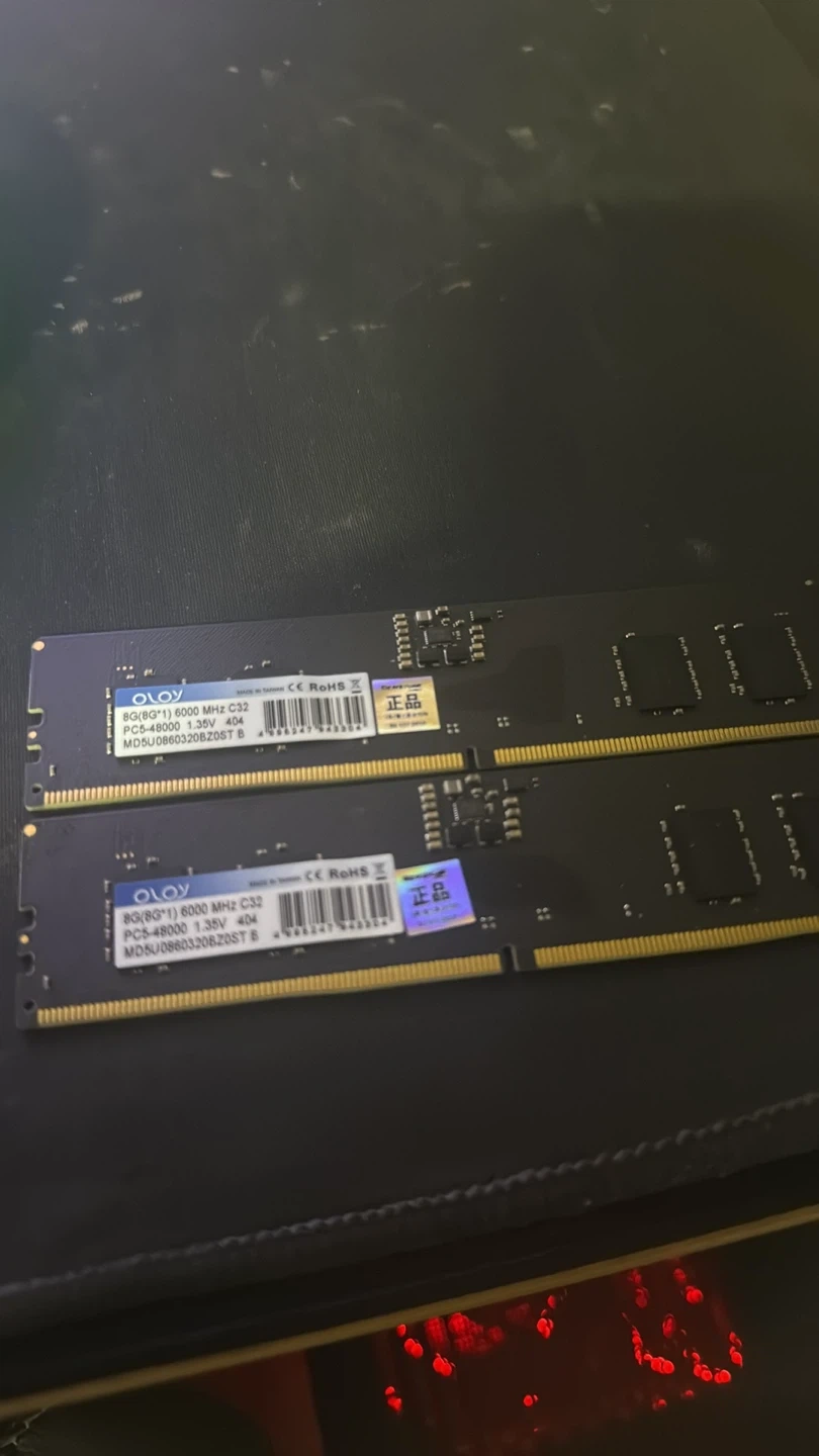 DDR5 8gb 2개 16gb 6000mhz cl32
