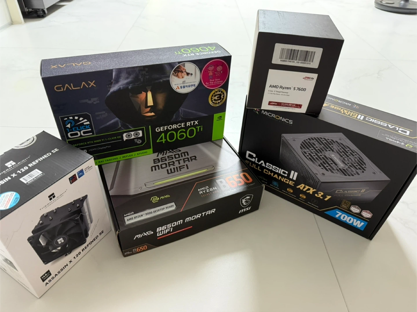 라이젠 7600x4060ti 팝니다