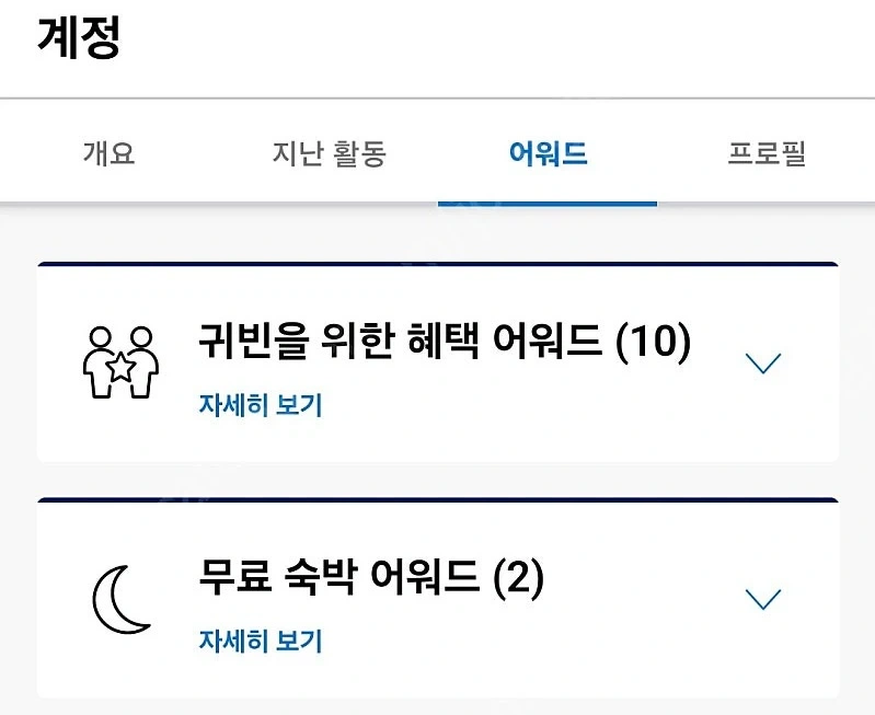 하얏트 Goh 어워드 양도
