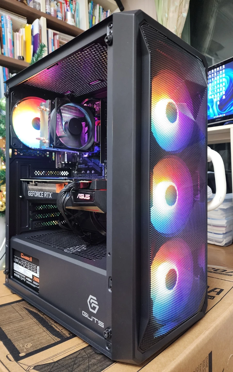 라이젠7 3700X, ASUS RTX 3060Ti 8GB LHR 게이밍 작업형 컴퓨터 PC