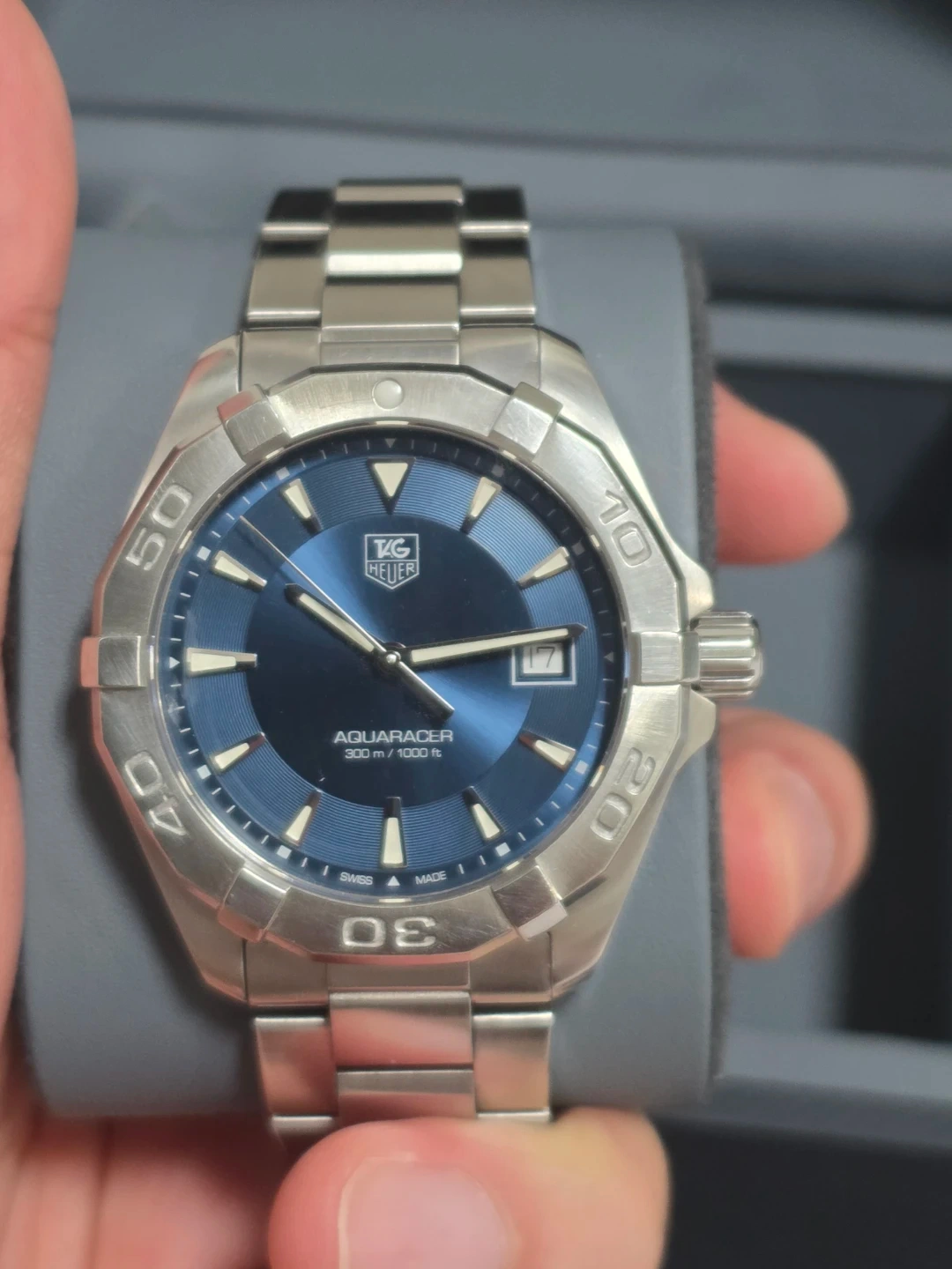 태그호이어 아쿠아레이서 쿼츠 41mm