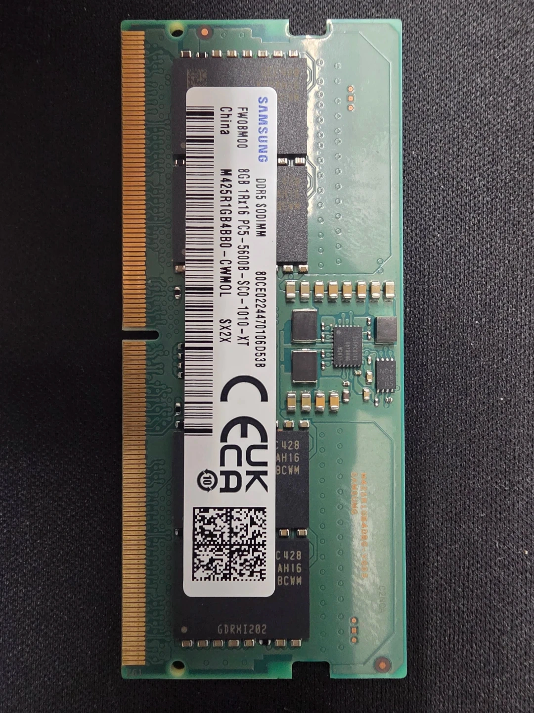 삼성 DDR5 8GB 노트북 램