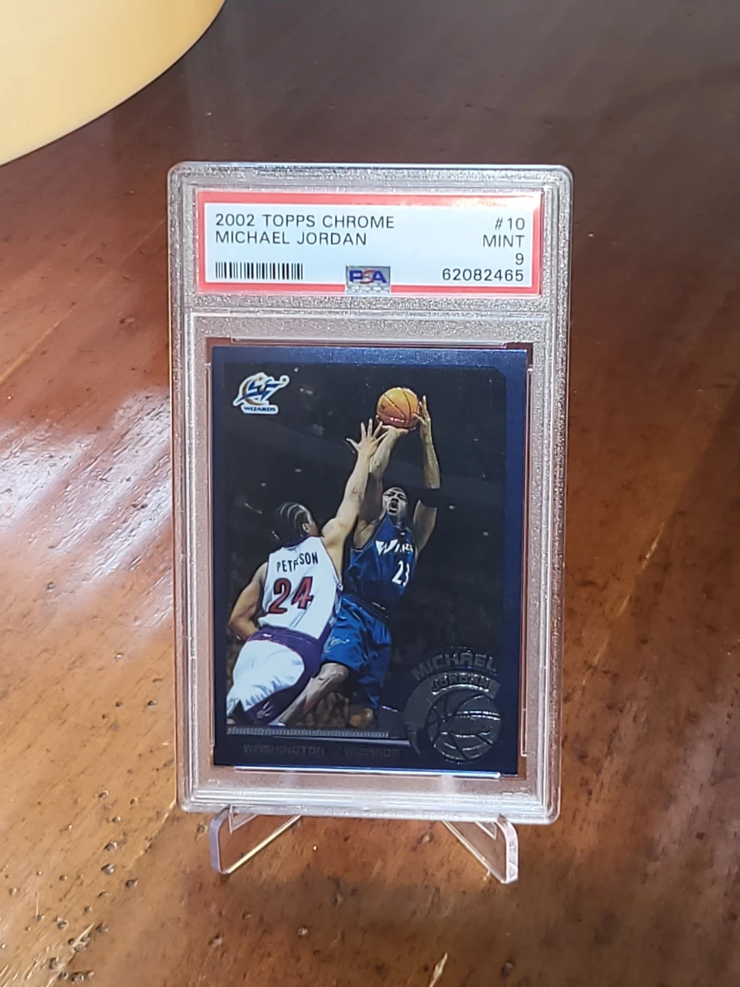 2002 마이클 조던 Topps Chrome 카드 민트 9