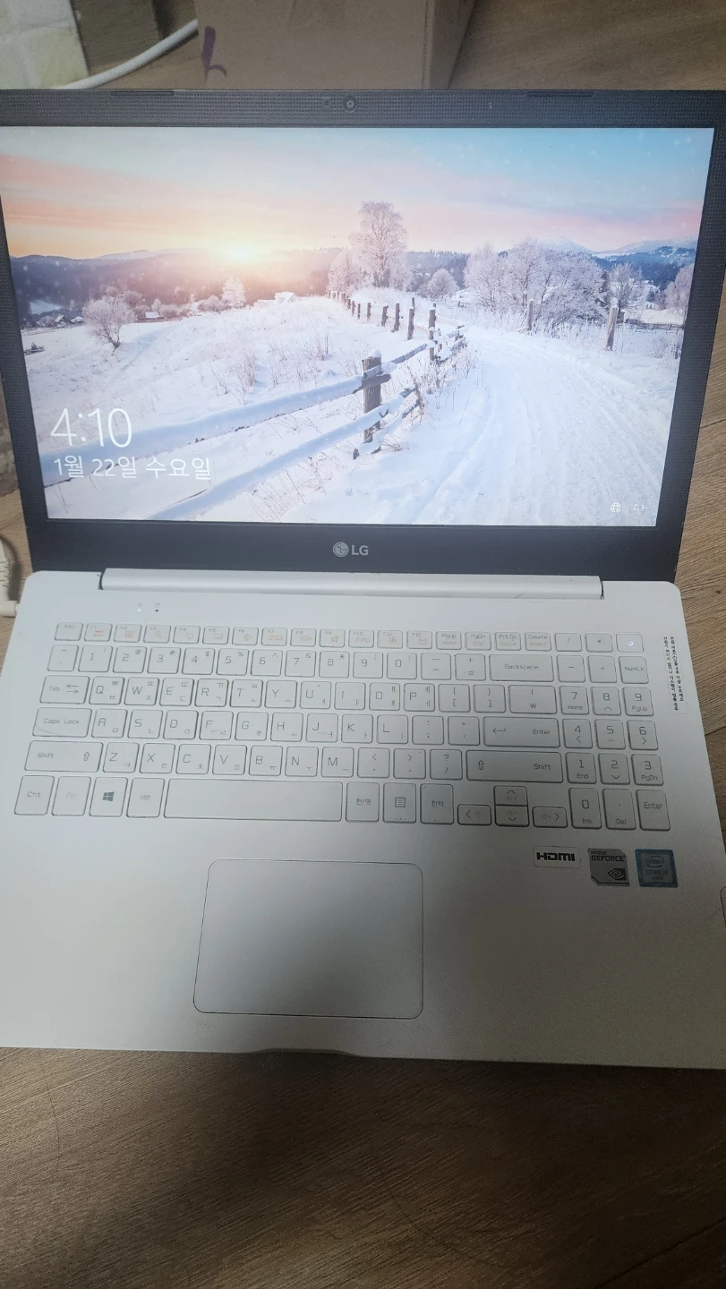 LG 그램 화이트 노트북