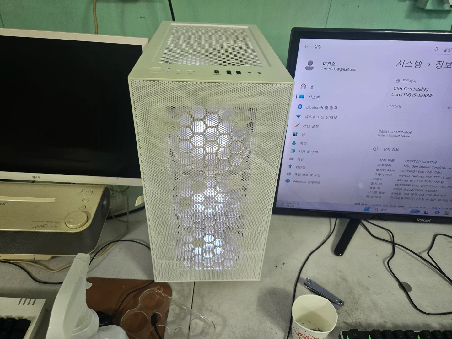 Insaid Computer 화이트 데스크탑 PC (i5-12400F, RTX 3050) | 취미/게임/음반 | 당근 중고거래