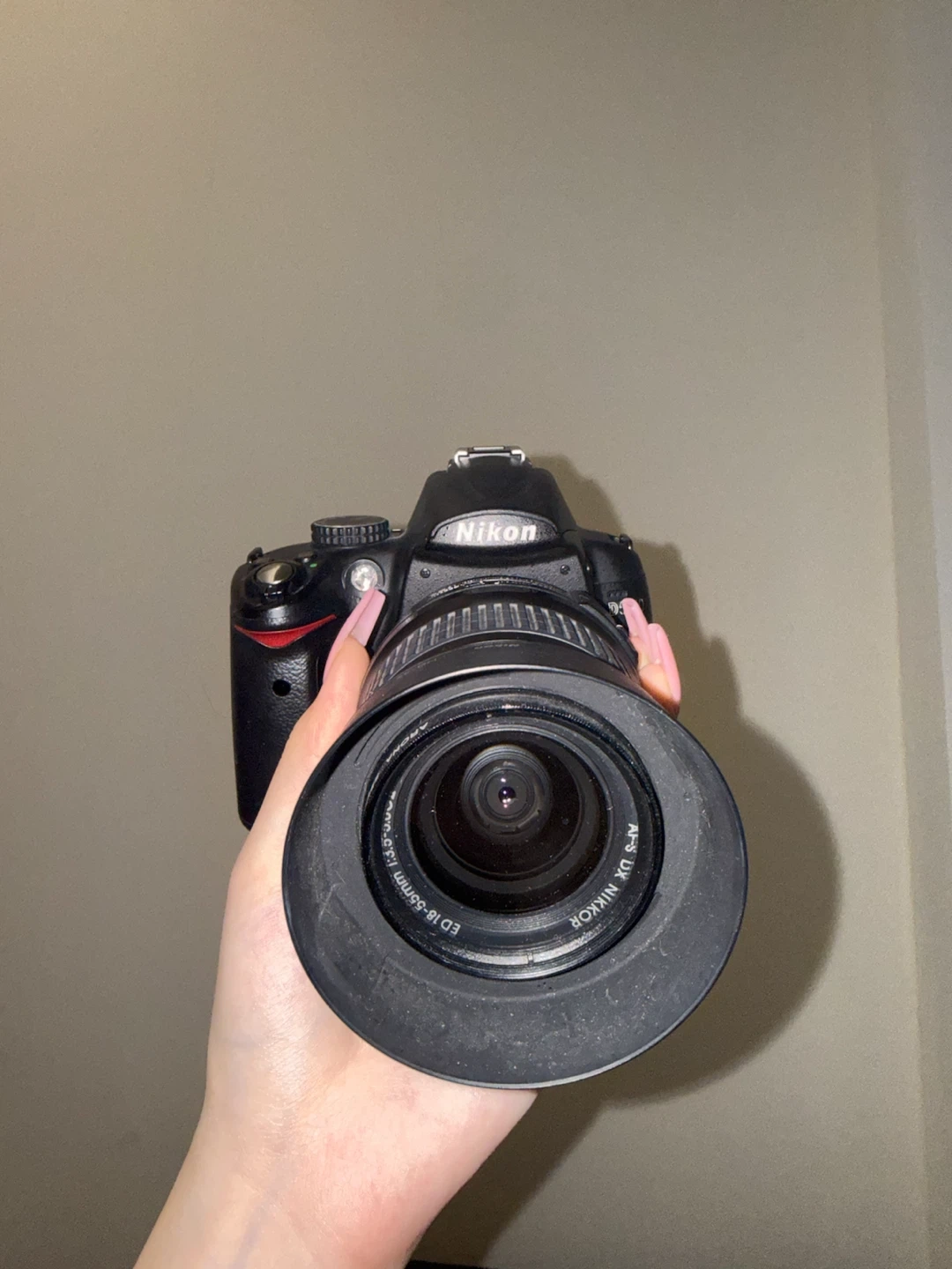 니콘 D5000 DSLR 카메라 + 18-55mm 렌즈