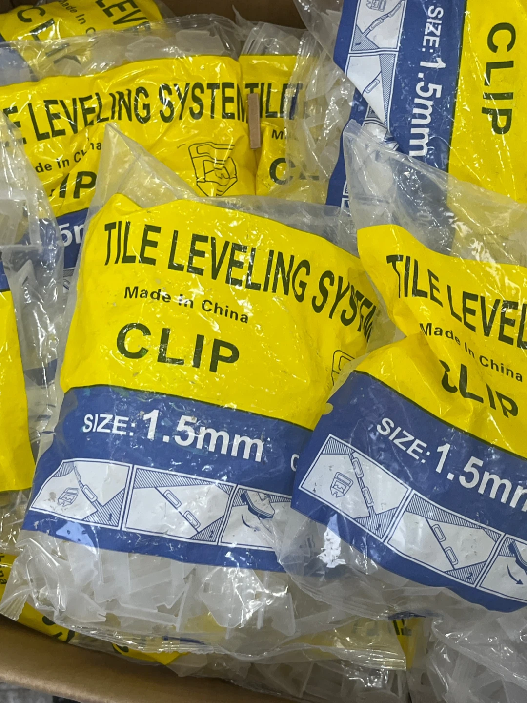타일 레벨링 시스템 클립 1.5mm | 가구/인테리어 | 당근 중고거래