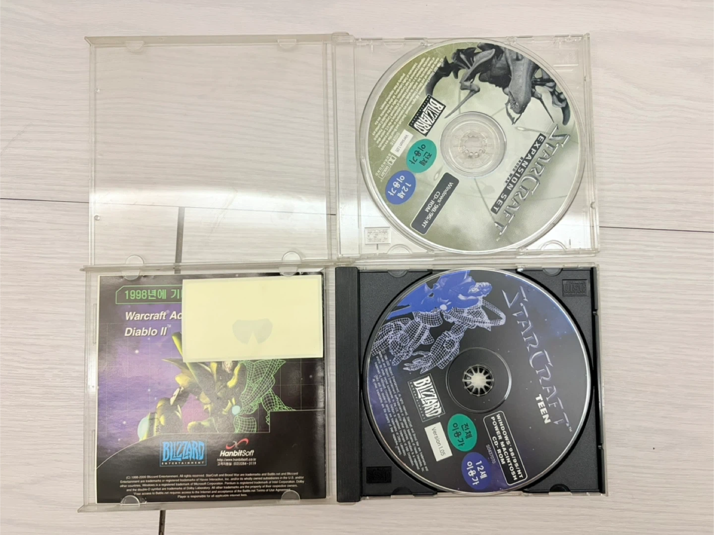 블리자드 스타크래프트 오리지널 & 확장팩 CD