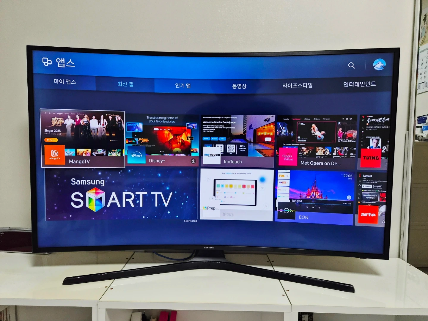 삼성 커브드 TV 49인치