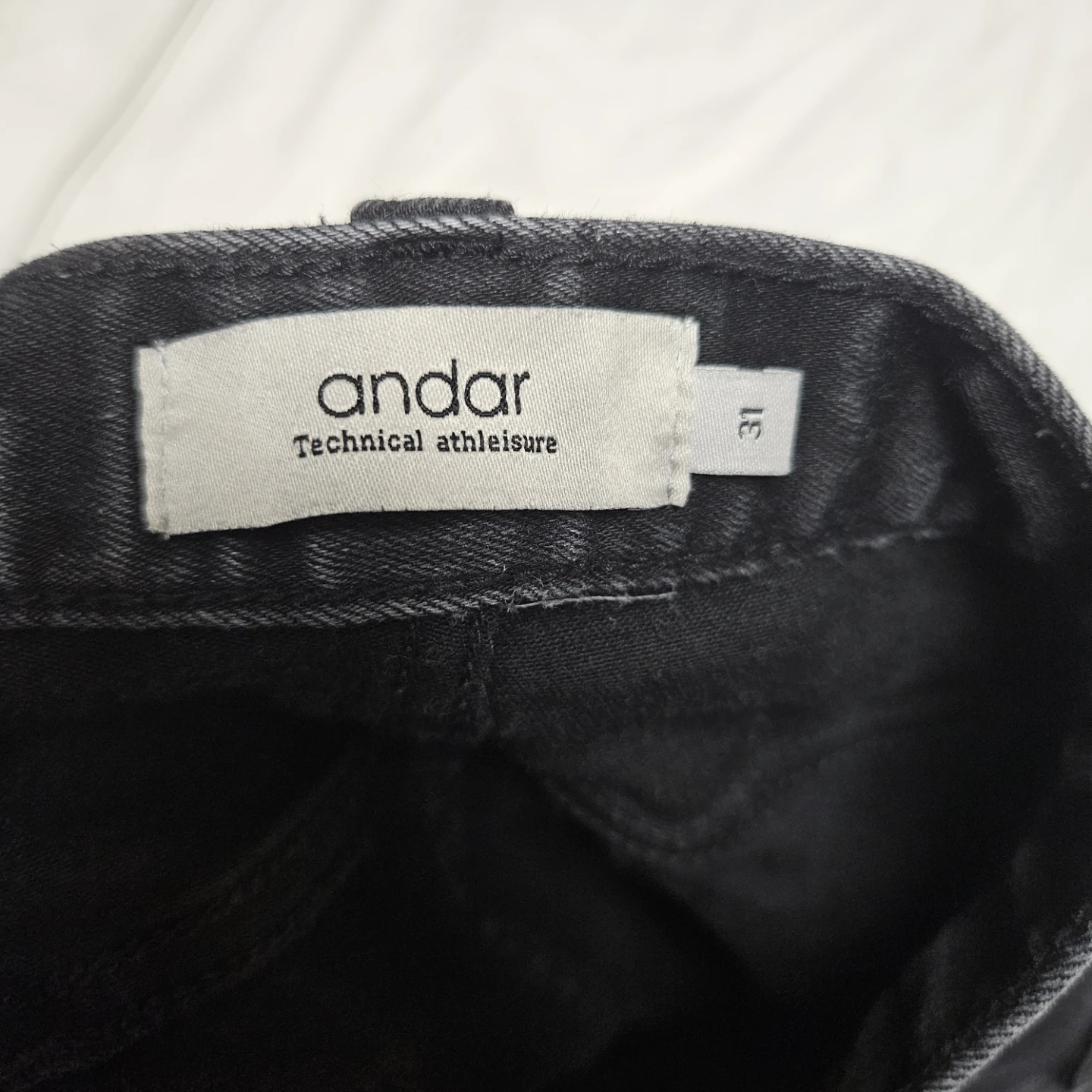 Andar 블랙 데님 팬츠 31 (슬림스트레이트) | 남성패션/잡화 | 당근 중고거래