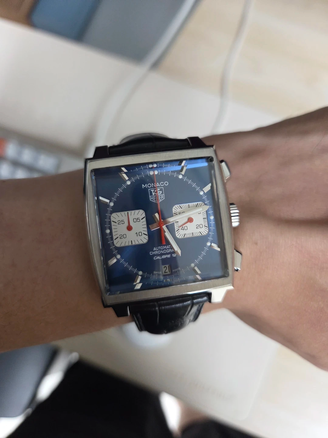 태그호이어 모나코 스틸 청판 39mm