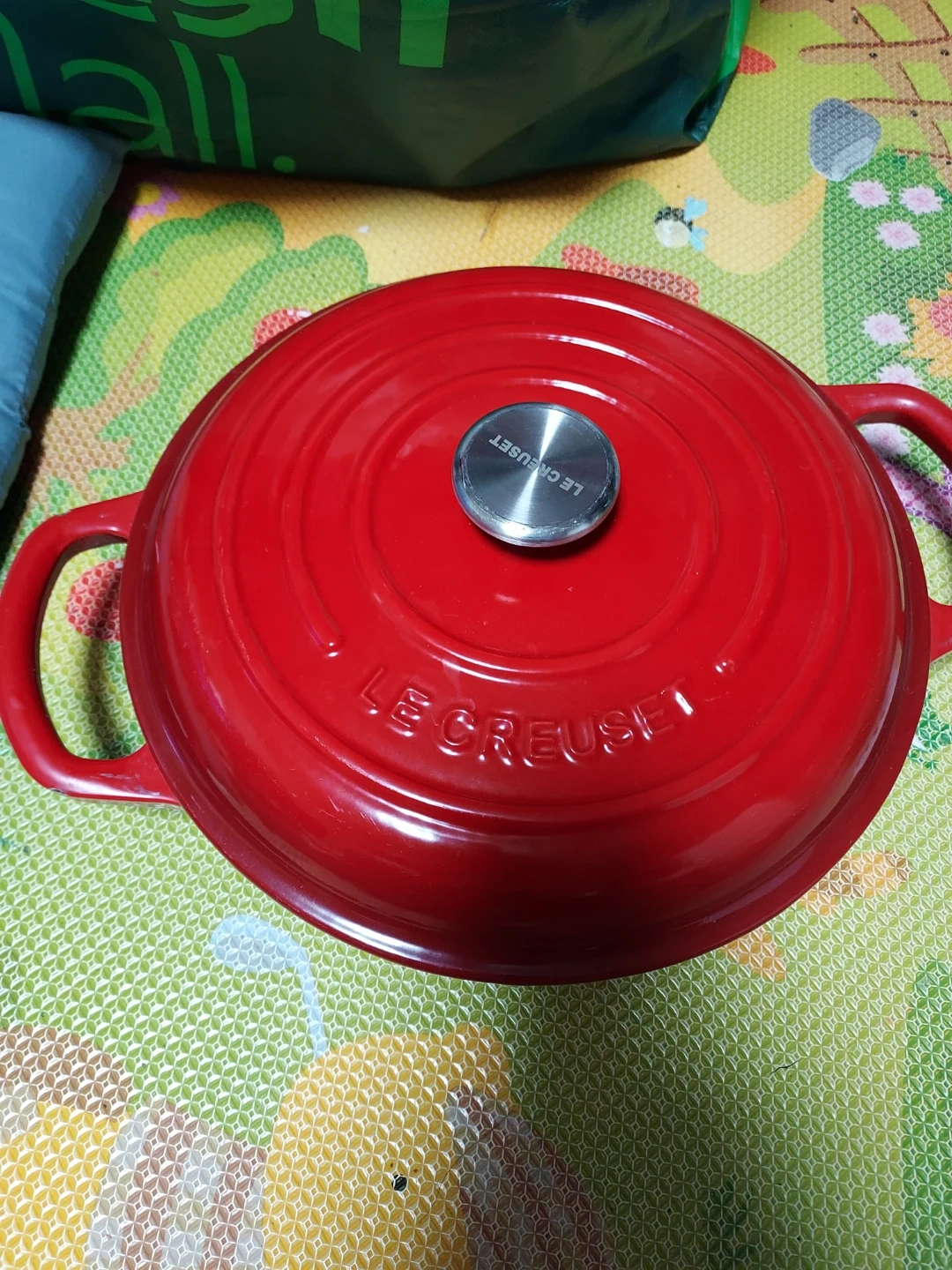 르크루제 무쇠 주물 냄비 26cm 레드