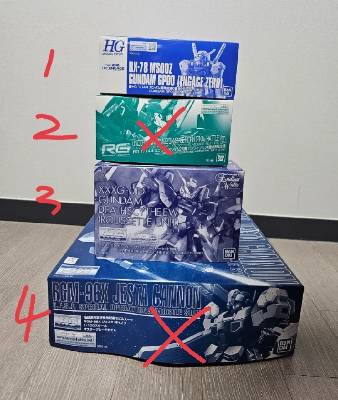 (프리미엄 반다이, 프반) 건담 프라모델 한정판 제스타 캐논, 유니콘, 데스사이즈 등 (전체새상품)