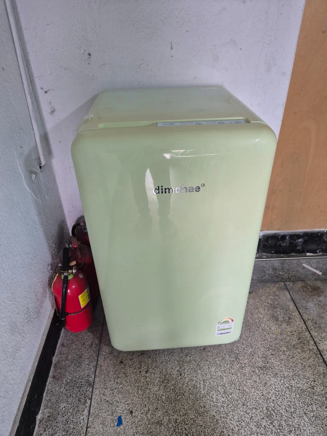 딤채 쁘띠 김치냉장고 민트 100L