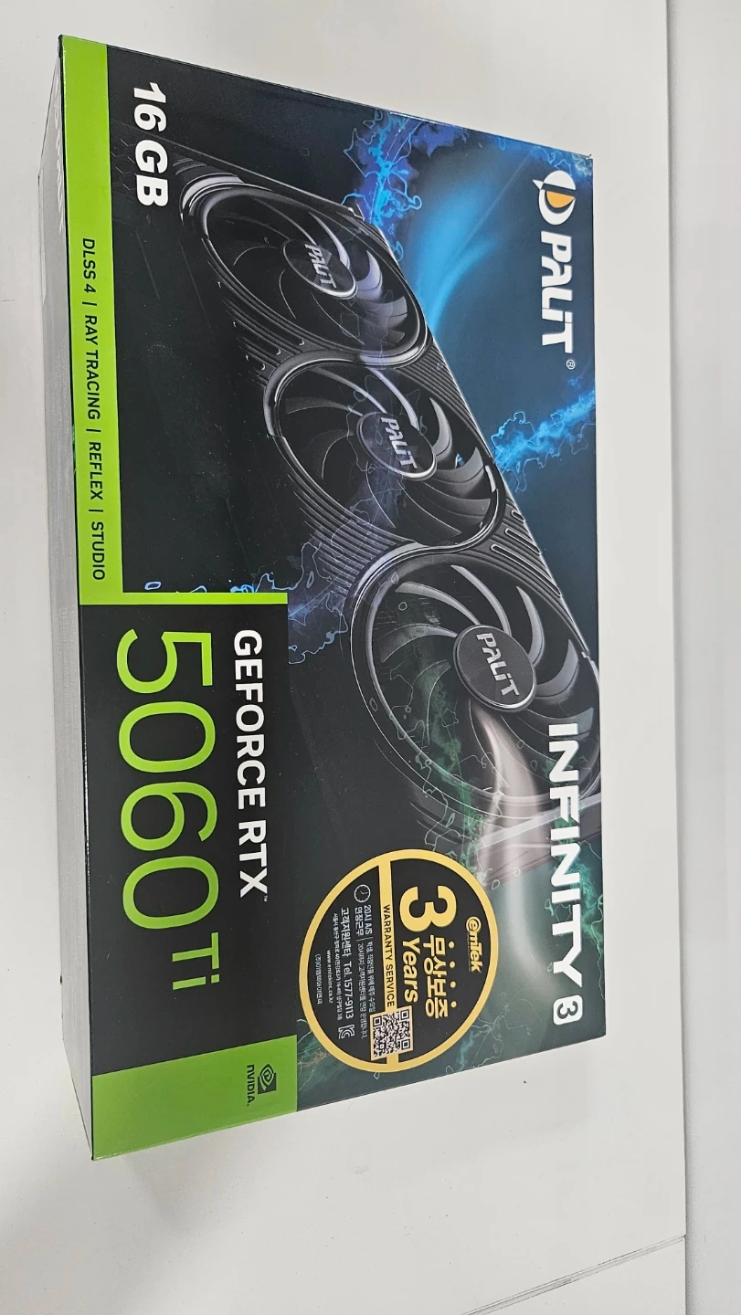 PALIT RTX 5060Ti INFINITY3 16GB 그래픽카드