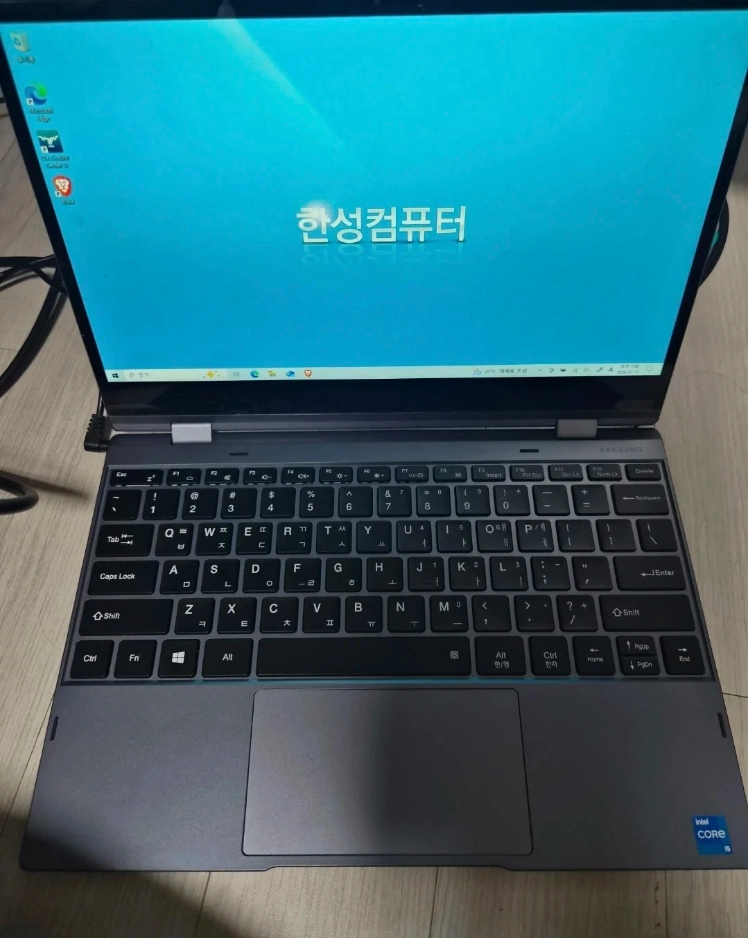 새제품급) 한성컴퓨터 TFX3150U Pro 노트북 360도 회전, 터치가능