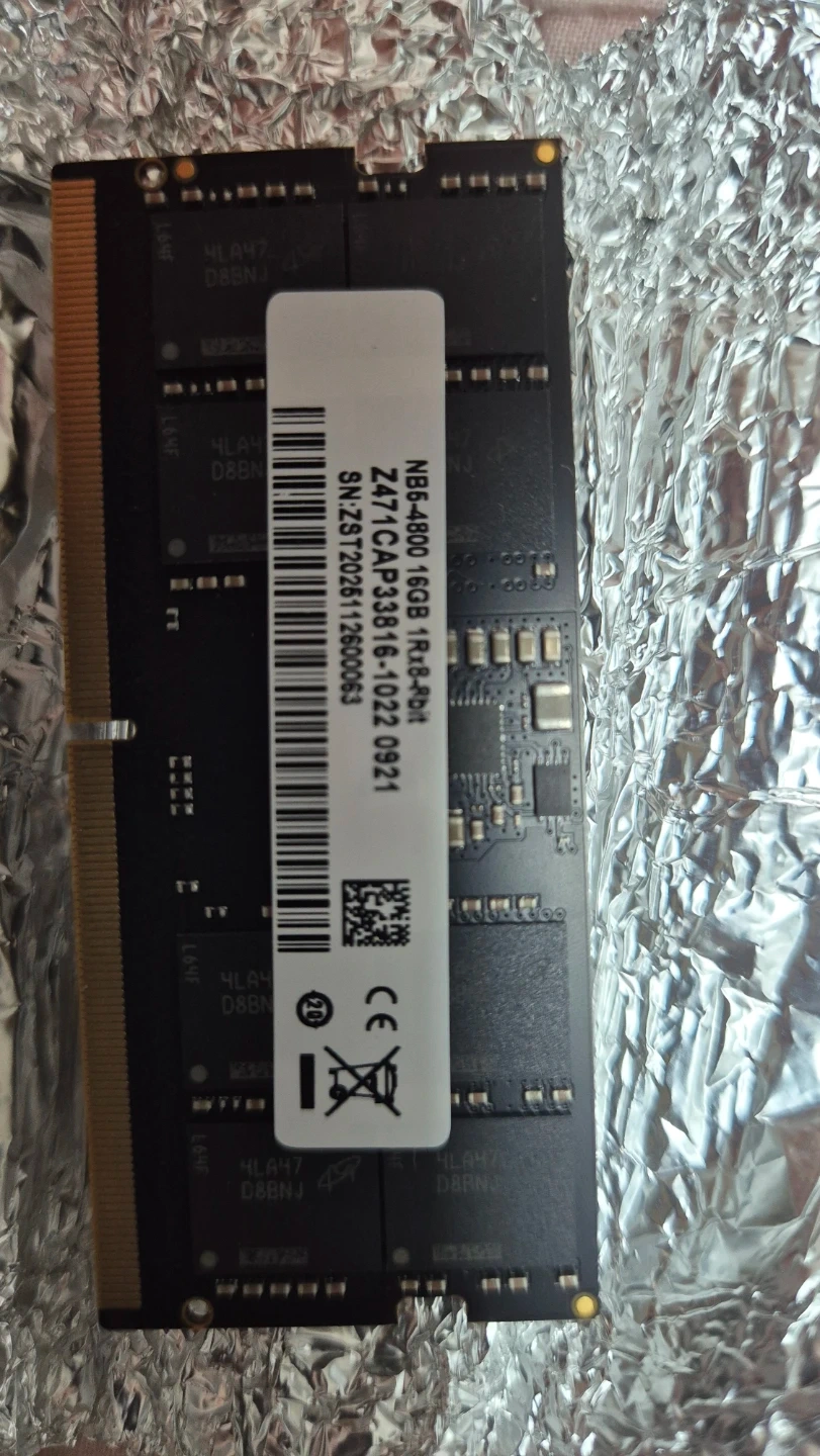 DDR5 16GB 4800MHz 노트북 램