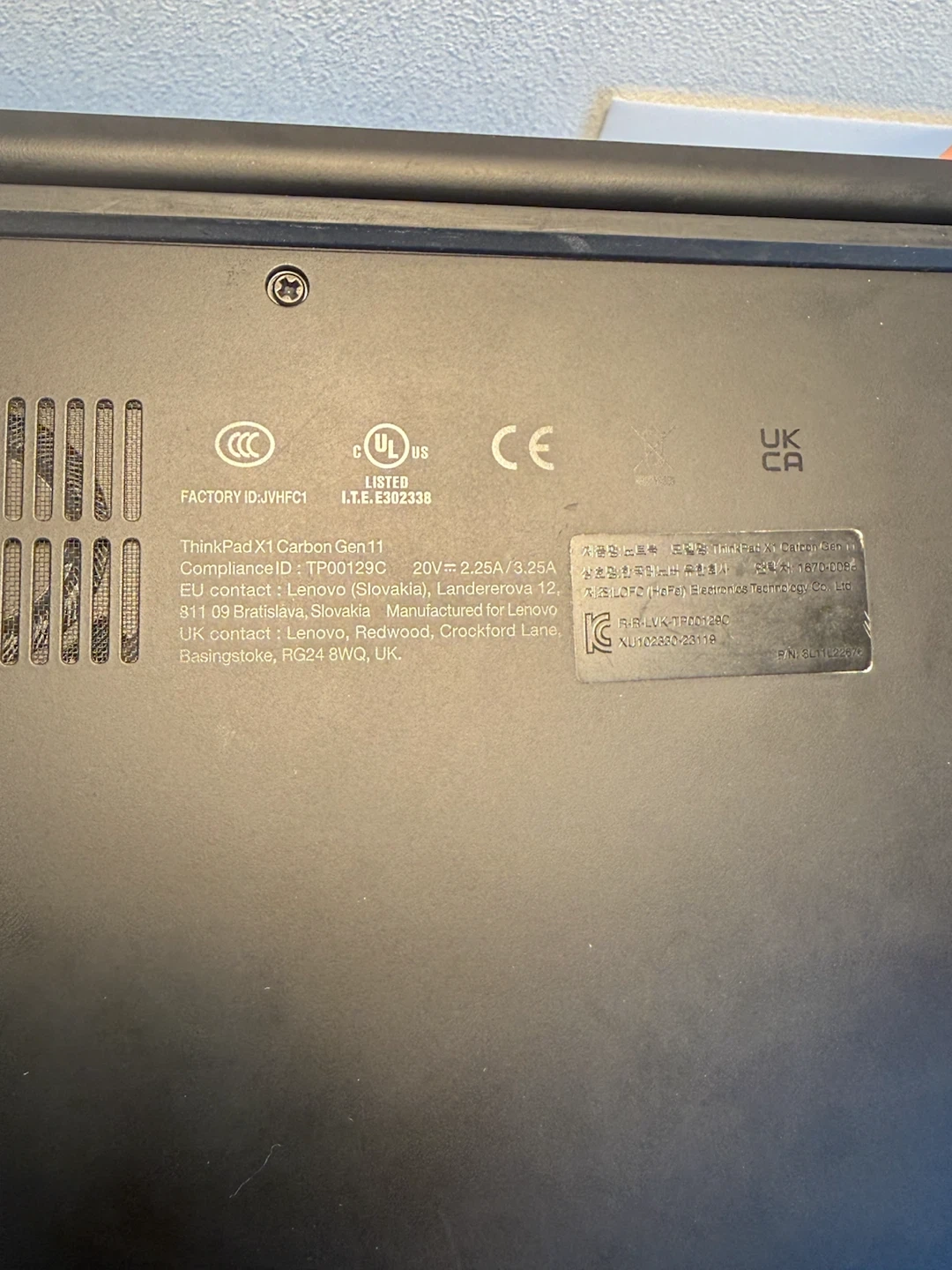 ThinkPad X1 Carbon Gen 11 (메인보드, 배터리, Windows 새걸로 교체 및 설치 완료)
