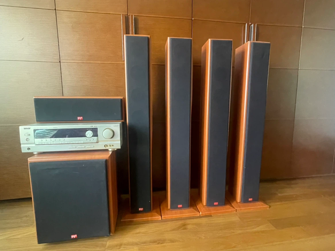 Glyph 5.1 홈시어터 스피커 풀세트 + 인켈 RV-6106G 리시버/리모컨