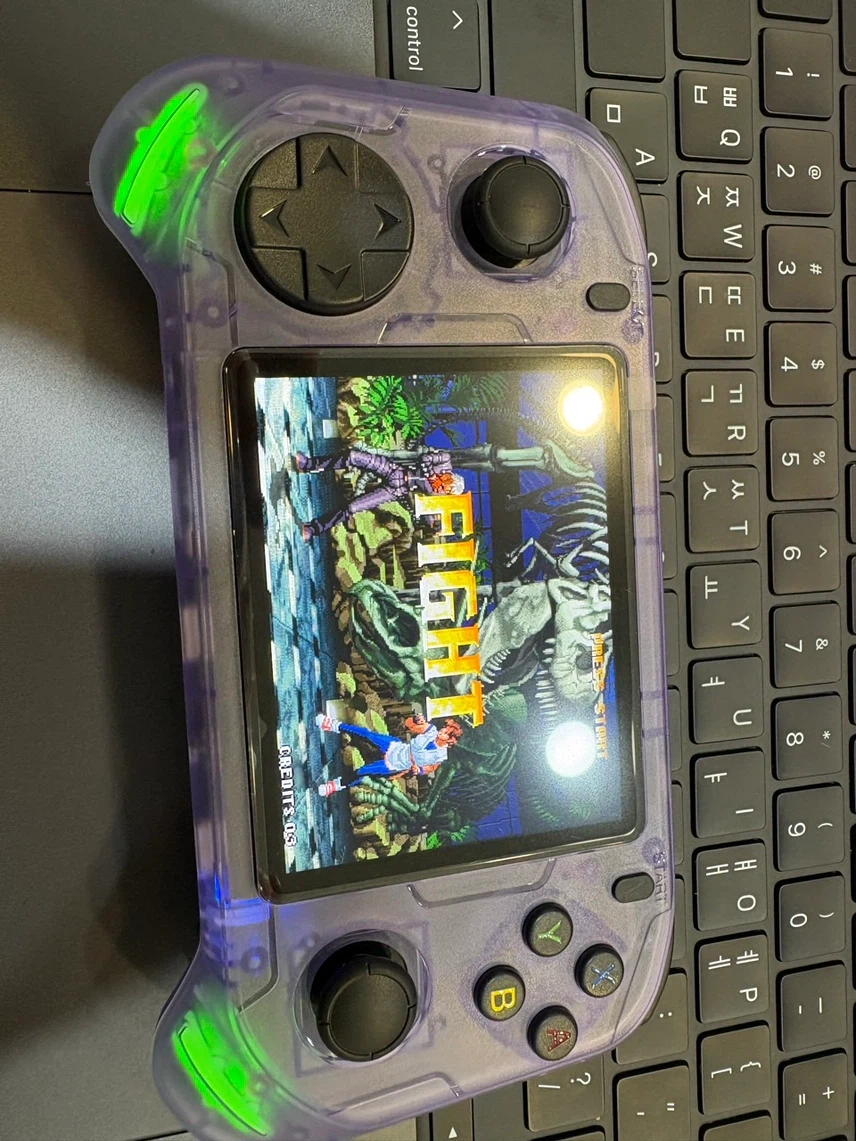 휴대용 레트로 게임기 퍼플 오락실 게임 플스 닌텐도 psp