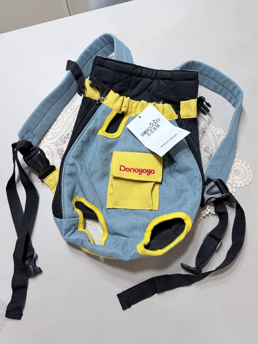 Donoyoyo 반려동물 외출용 슬링백 이동가방 XL