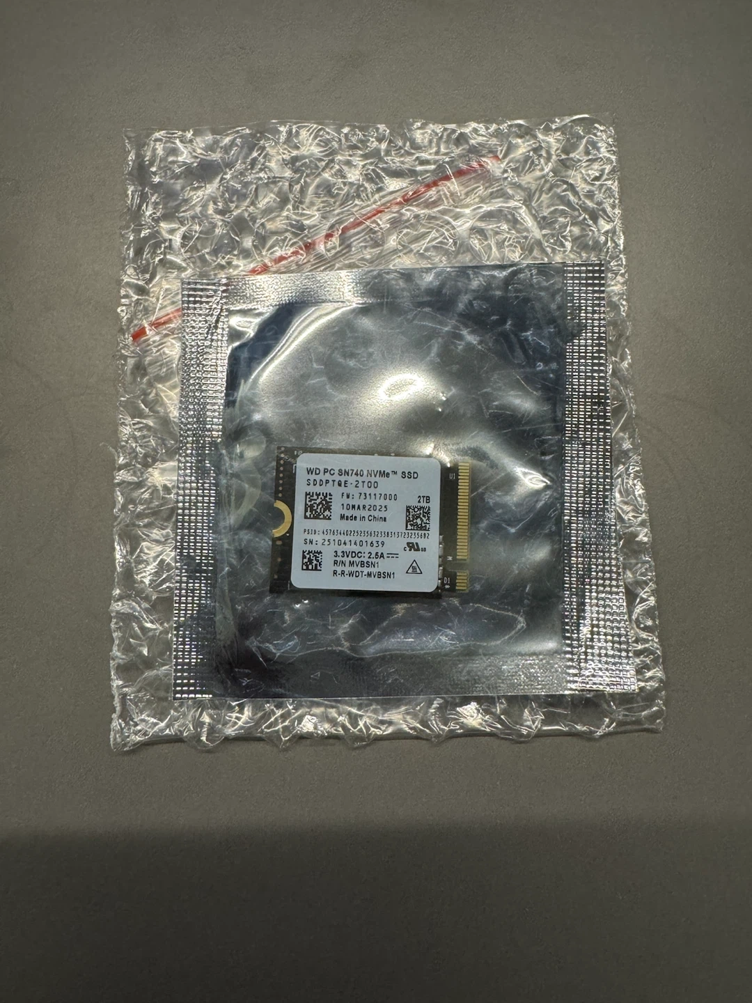 WD SN740 NVMe SSD 2TB 미개봉 새상품