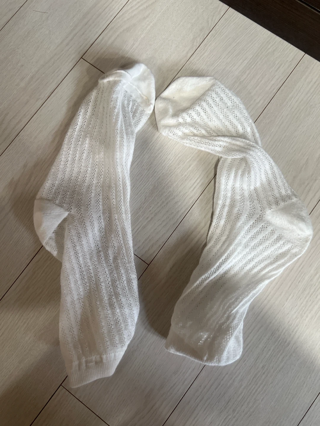 시원한 여름 망사 양말 화이트