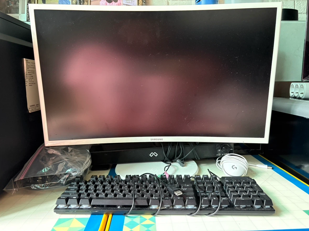 삼성 커브드 모니터, i5 게이밍 PC 본체