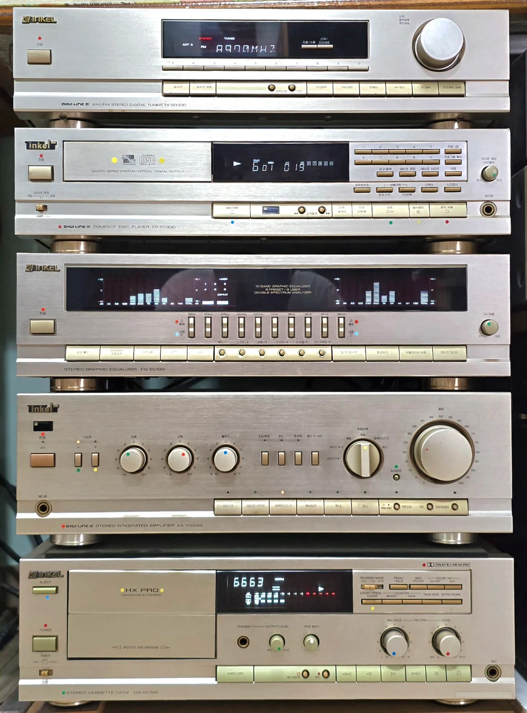 Inkel AX-7030 Inte Amp 및 Electro Voice S-40B Speaker