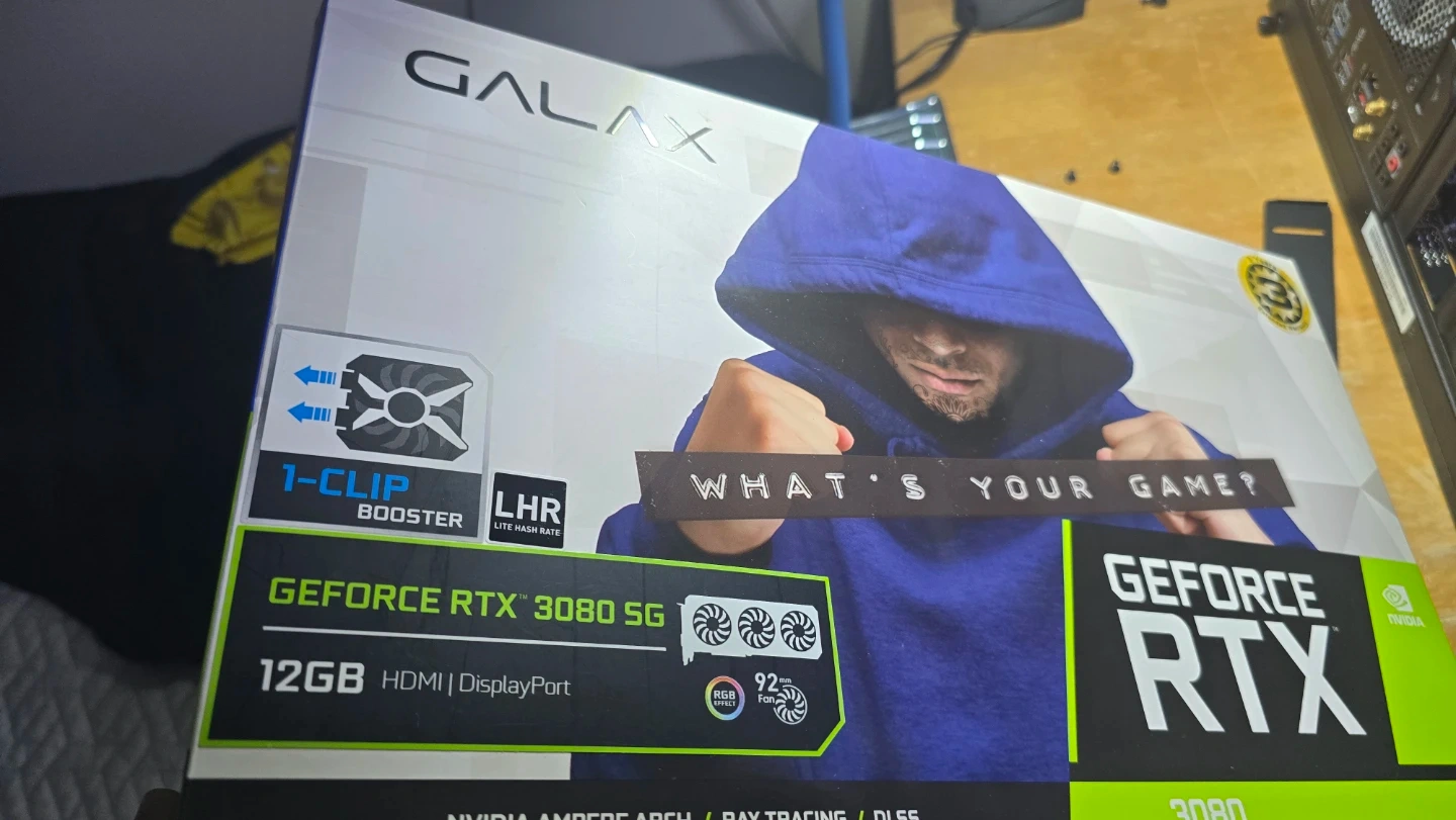 GALAX 지포스 RTX 3080 SG LHR 12GB 풀박스
