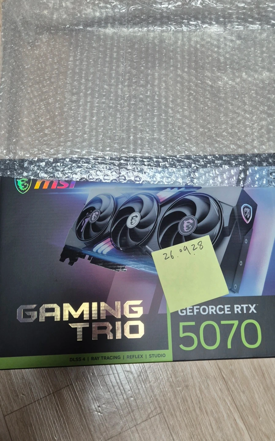 MSI RTX 5070 게이밍 트리오 OC 새상품