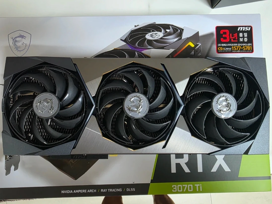 MSI RTX 3070 Ti 슈프림 X 팝니다